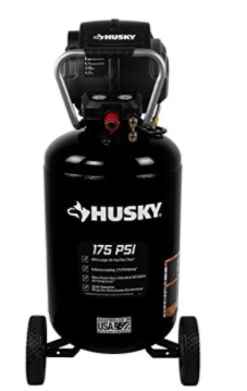 Husky 30 Gal. 175 PSI High-Performance Quiet Portable Electric Air Compressor