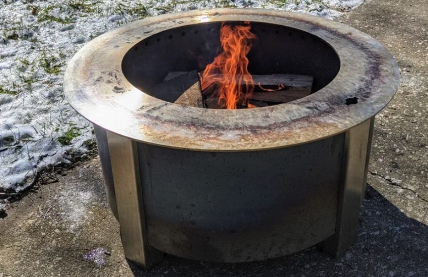 How To Build A Fire Pit Heat Deflector – Nels Garage